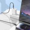 Led Işık Uçlu Sağlam İp Kablolu USB to Lightning Hızlı Şarj Kablosu (5263)