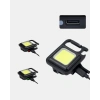 Led Mini Anahtarlık Fener – 1000 Lümen Güçlü Işık Ve Usb Type-c Şarjlı