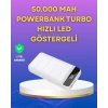 Lightning Ve Type-c Girişli 50000mah Powerbank