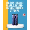 Lityum Aaa Pil – Düşük Enerji Tüketen Cihazlar İçin Maksimum Dayanıklılık
