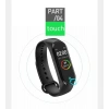 M4 Akıllı Saat Bileklik Kalp Hızı Kan Basıncı Nabız Pedometre Smart Watch