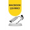 Macbook Pro/air Uyumlu Usb Type-c 8 In 1 Hub Dönüştürücü Çevirici Çoklayıcı Usb Hdmı Micro Sd 8 Girişli