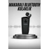 Makaralı Bluetooth Kulakiçi Yaka Kulaklığı Kablosuz Kulaklık