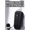 Makaralı Bluetooth Kulaklık Çağrı Cevaplama Kablolu Uzun Pil Ömrü