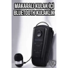 Makaralı Bluetooth Kulaklık Çağrı Cevaplama Kablolu Uzun Pil Ömrü