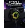 Manyetik Bağlantılı Çift Type-c Girişli Telefon Soğutucu