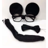 Mickey Mouse Gözlüğü Papyonu Kuyruğu Seti (5263)