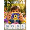 Mini Çocuk Dijital Fotoğraf Makinesi Type-c Şarjlı Hd Video Kamera 2.0 İnç Tft Renkli Ekran