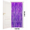 Mor Renk Ekstra Metalize Parlak Saçaklı Arka Fon Perde İthal A Kalite 1x2 Metre (5263)
