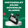 Motosiklet Scooter Bisiklet Tekerlek Disk Kilidi Alarmlı Güvenlik
