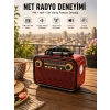 Müzik Kutusu Bluetooth Bağlantılı El Fenerli Nostaljik Tasarım Radyo