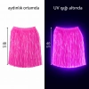 Neon Pembe Hawaii Parti Eteği 40 cm (5263)