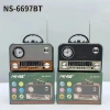 Nns NS-6697BT Taşınabilir Bluetooth Nostaljik Radyo (5263)