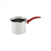 NO-4  ÇELİK CEZVE  KIRMIZI KULP (5263)