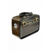 Nostalji Radyo Bluetooth Hoparlör Usb-sd Kart Giriş Led Fener Işıklı Bataryalı Pilli Yeni Nesil