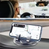 Numaratörlü Güçlü Yapışkanlı 360 Derece Dönebilen Su Geçirmez Araç İçi Telefon Tutucu Plastik Aparat (5263)