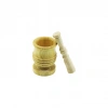 ORTA BOY  LÜX AHŞAP HAVAN SARIMSAK DÖVECEK Ç: 7.3CM--D: 6.5CM--Y: 10.5CM FİLELİ AMBALAJ (5263)