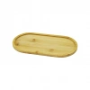 OVAL AHŞAP BAMBU YAĞDANLIK ALTLIK 12X23CM (5263)