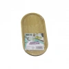 OVAL AHŞAP BAMBU YAĞDANLIK ALTLIK MİNİ TEPSİ 12 X 23.3 X 0.8CM (5263)