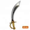 Parlak Metal Görünümlü Plastik Korsan Kılıcı 45 cm (5263)