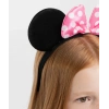 Pembe Fiyonklu Minnie Mouse Tacı Mini Kulak (5263)