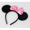 Pembe Fiyonklu Minnie Mouse Tacı Mini Kulak (5263)