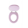 PEMBE YUMUŞAK KLOZET KAPAK BÜYÜK PUF 42x41 cm (5263)
