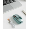 Pilli Kablosuz Mouse Bluetooth Ve Usb Uyumlu Sessiz Tıklama