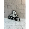Playstation 5 Logo Duvar Dekoru Minimal Tasarım 16×12 Cm