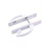 POŞETLİ BANYO-WC - KİLİTLİ BEYAZ PVC KAPI KOLU (5263)