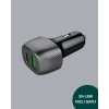 Power Delivery Destekli 38w Araç Tipi Hızlı Şarj Cihazı