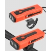 Powerbank Özellikli Bisiklet Işığı Dijital Göstergeli Led