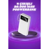 Powerbank Şarj Cihazı 4 Çıkışlı 20.000 Mah Powerbank Taşınabilir Çoklu Giriş