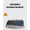 Profesyonel  Klavye Mouse Seti – Rgb Işıklı, Türkçe Q, Dpı Ayarlı, Dayanıklı Gövde