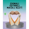 Profesyonel Ovmalı Masaj Aleti Isıtmalı Vücut Masajı İçin Pratik Kullanım
