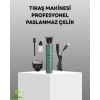 Profesyonel Şarjlı Tıraş Makinesi – 180 Dakika Kullanım, 2.5 Saat Hızlı Şarj, Evrensel Usb Şarj Girişli