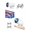 Projeksiyon Cihazı Video Oyun Konsolu Projektör Taşınabilir Ayaklı Çift Kollu 4k Çözünürlüklü