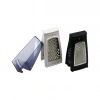 QLUX L-00667 İDEA DİKEY HAZNELİ=ŞEFFAF MİKA KRİSTAL ÇİFT TARAFLI RENDE TABAN: 9X10.5CM Y: 21CM PLASTİK GÖVDE (5263)
