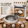 RAUND STRAİNER 6PCS METAL UN ELEK SETİ 15-17.5-19-20.5-24-27CM (5263)