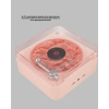 Retro Bluetooth Hoparlör Pembe