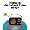 Retro Tarz Kablosuz Radyo – Bluetooth, Usb Ve Tf Kart Girişli