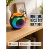 Rgb Işıklı Bluetooth Hoparlör – 360° Stereo Ses Ve 8 Saat Çalma Süresi