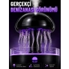 Rgb Işıklı Denizanası Hava Nemlendirici Ultrasonik Buhar Makinesi 2h 4h 8h Zamanlayıcılı