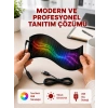 Rgb Kayar Yazılı Led Reklam Ekranı – Usb Bağlantılı Esnek Tasarım