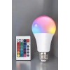 Rgb Led Lamba Led Işık Ampul Renk Değiştirebilen 100 Watt