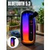 Rgb Led Taşınabilir Bluetooth Speaker Güçlü Bas Ses Type-c Şarj Girişli