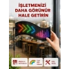 Rgb Renkli Led Ekran Tabela Usb Bağlantılı Ve Kayan Yazı Destekli