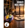 Romantik Çift Temalı Dekoratif Masa Lambası Yumuşak Led Işık