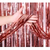Rose Gold Püsküllü Kapı Perdesi - Parti, Bekarlığa Veda, Doğum Günü 1x2 m (5263)