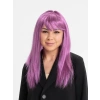 Rose Pembe Renk Düz Kesim Uzun Parti Peruğu Takma Saç (5263)